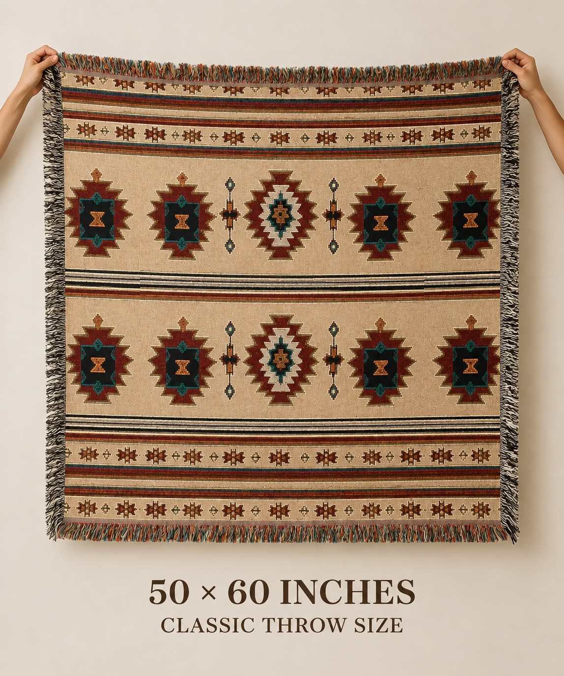 Southwestern Woven Throw Blanket