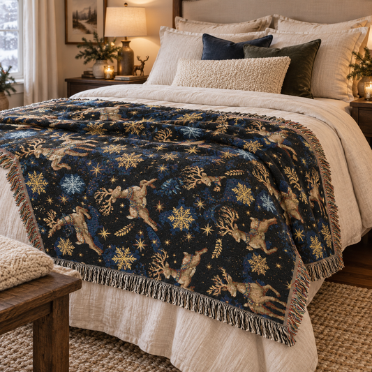 How to Style a Woven Throw for Fall