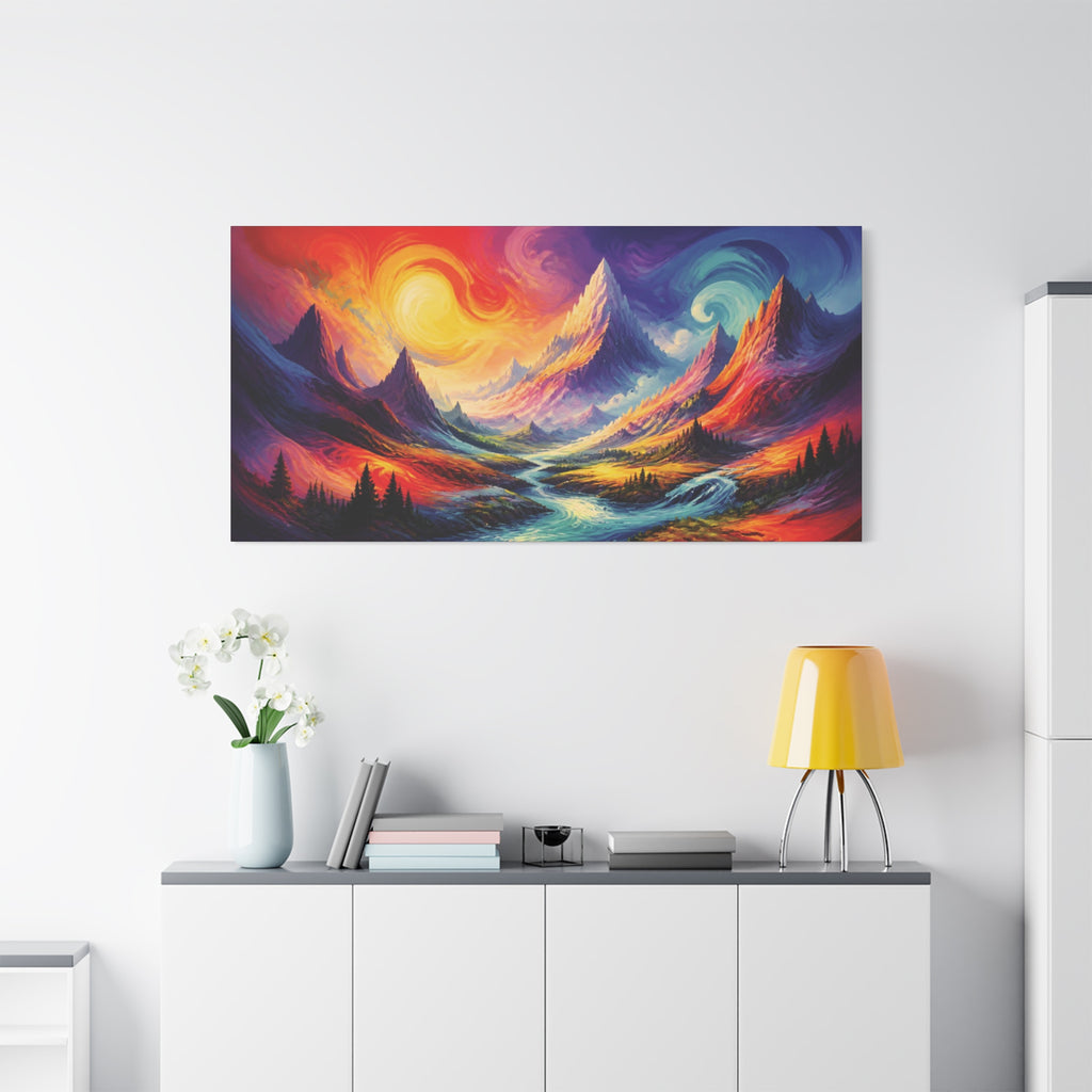 Vibrant Landscape Wall Art | Office | Living room | Bathroom