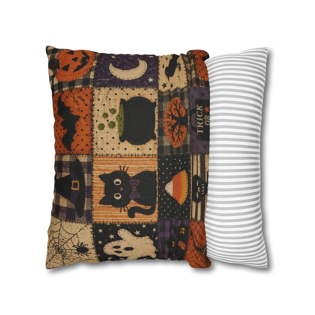 Halloween Patchwork Decorative Pillowcase