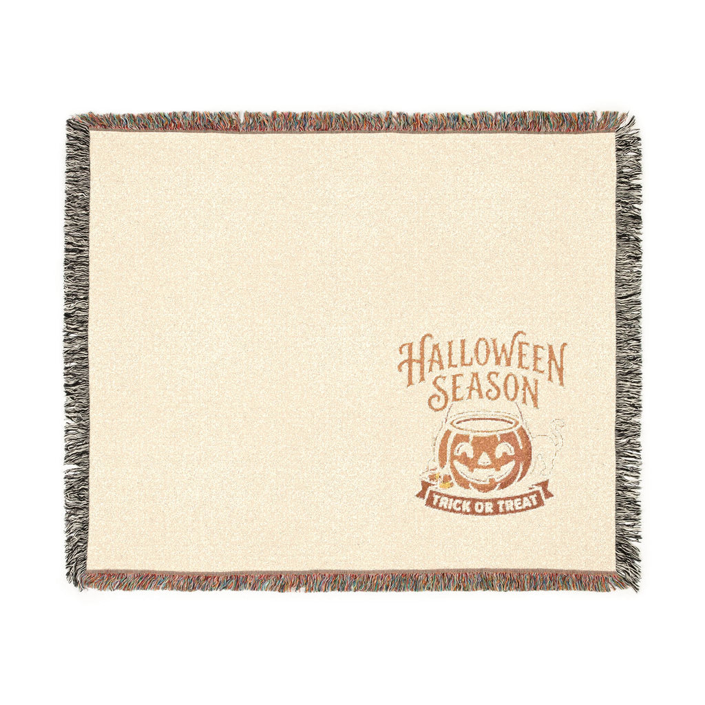 Halloween Spooky Jack-O'-Lantern Throw