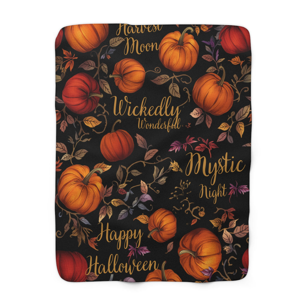 "Wickedly Wonderful" Sherpa Blanket