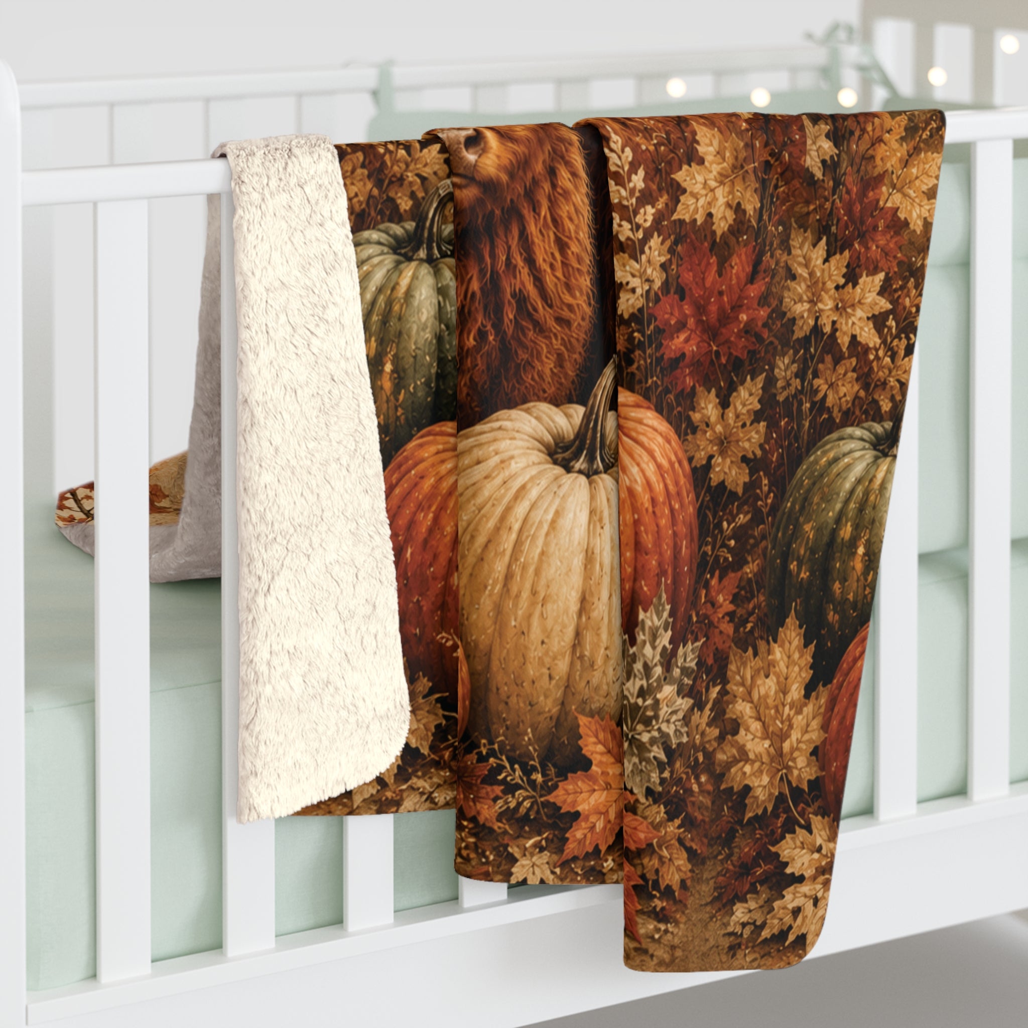 Highland Cow Sherpa Throw