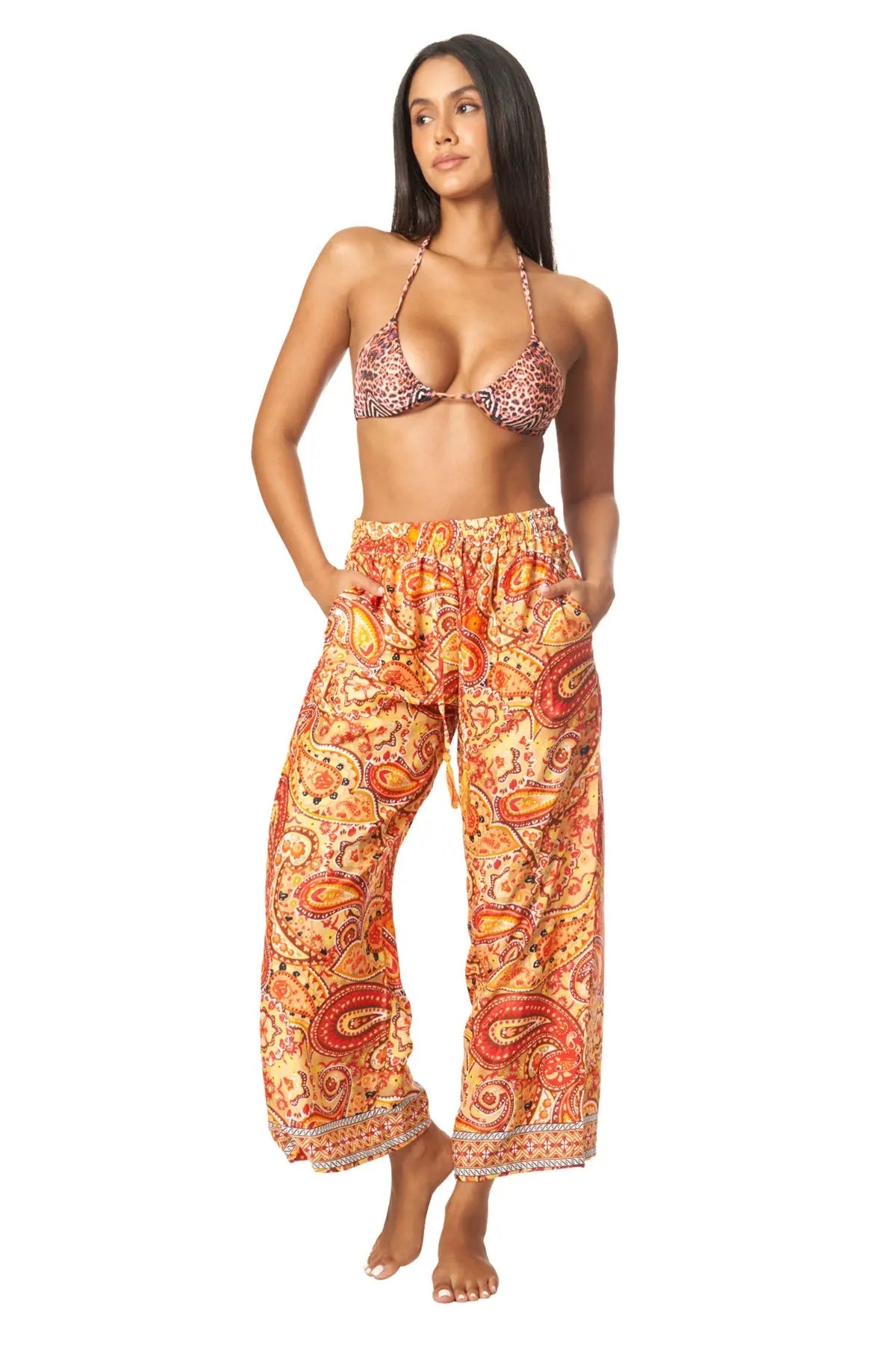 Positano Boho Spring Summer Pants-0