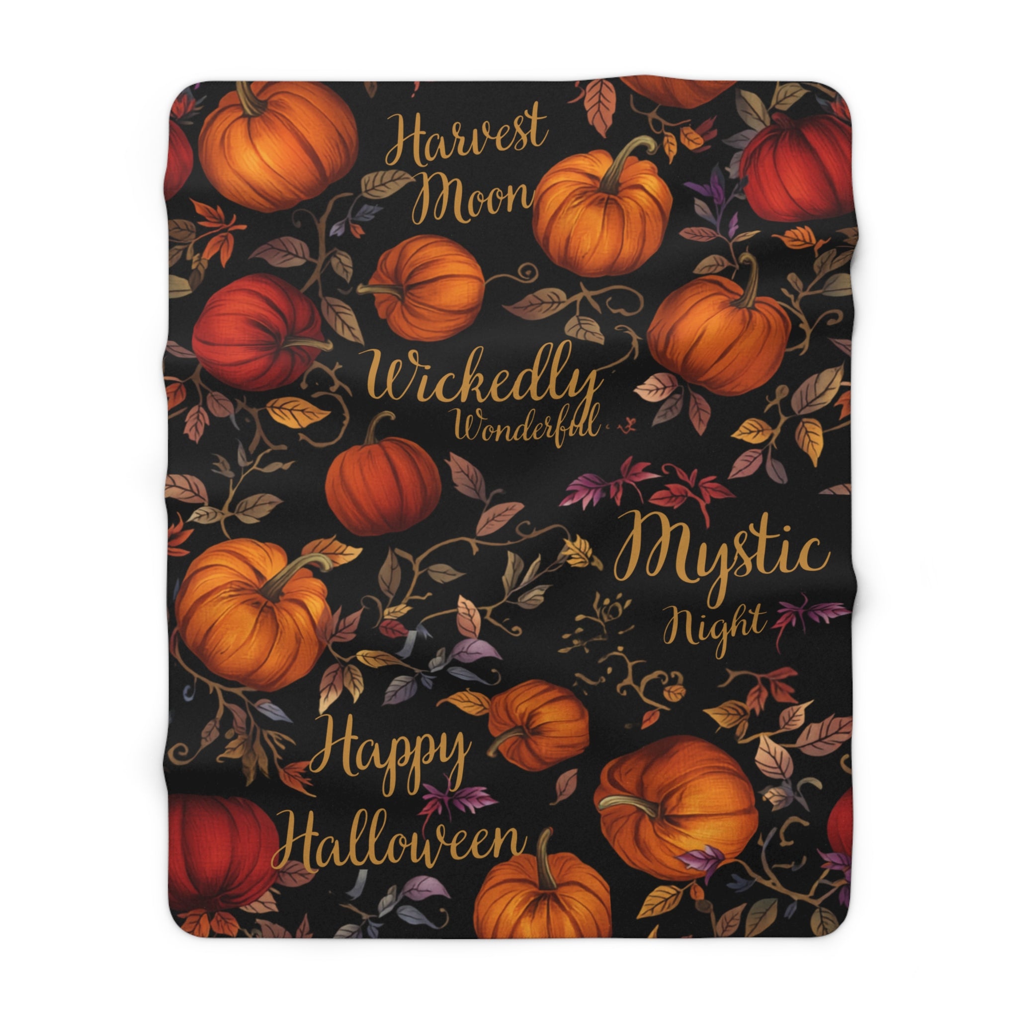 "Wickedly Wonderful" Sherpa Blanket