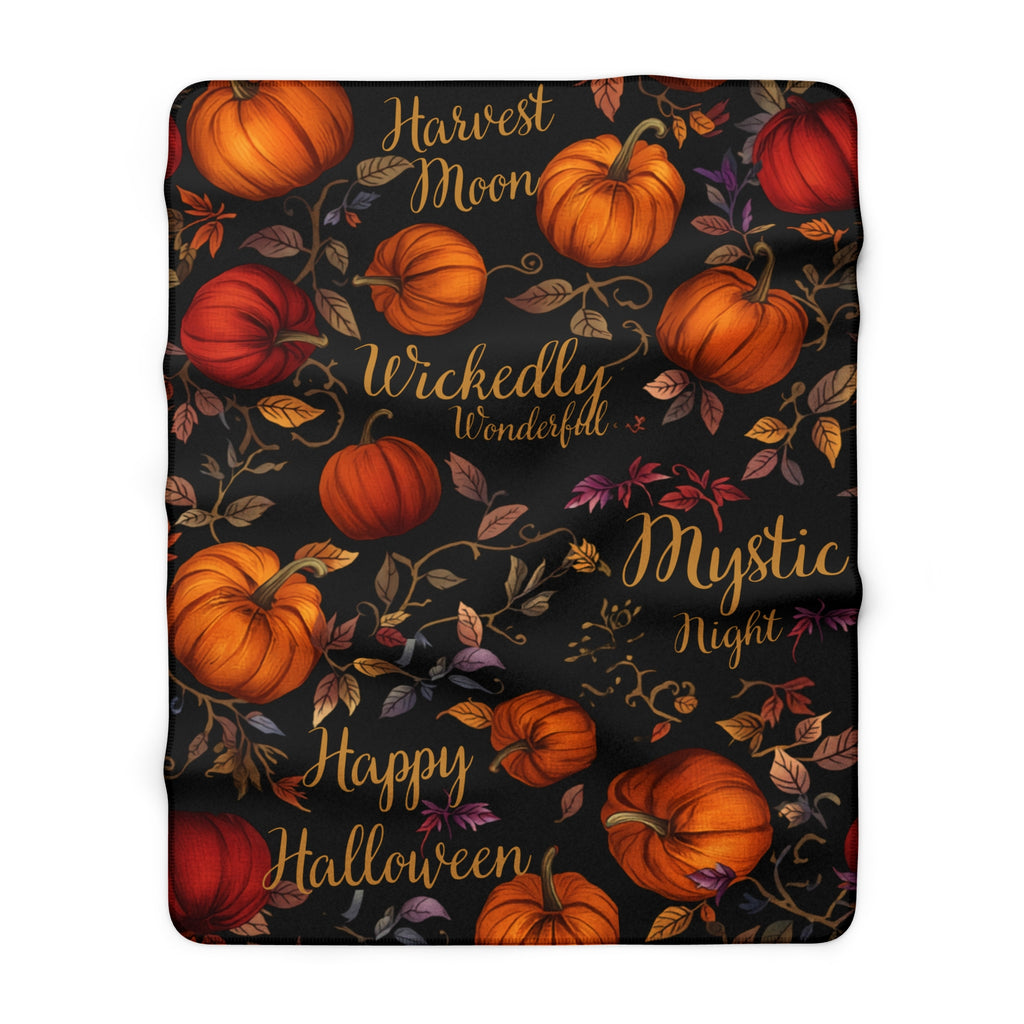 "Wickedly Wonderful" Sherpa Blanket
