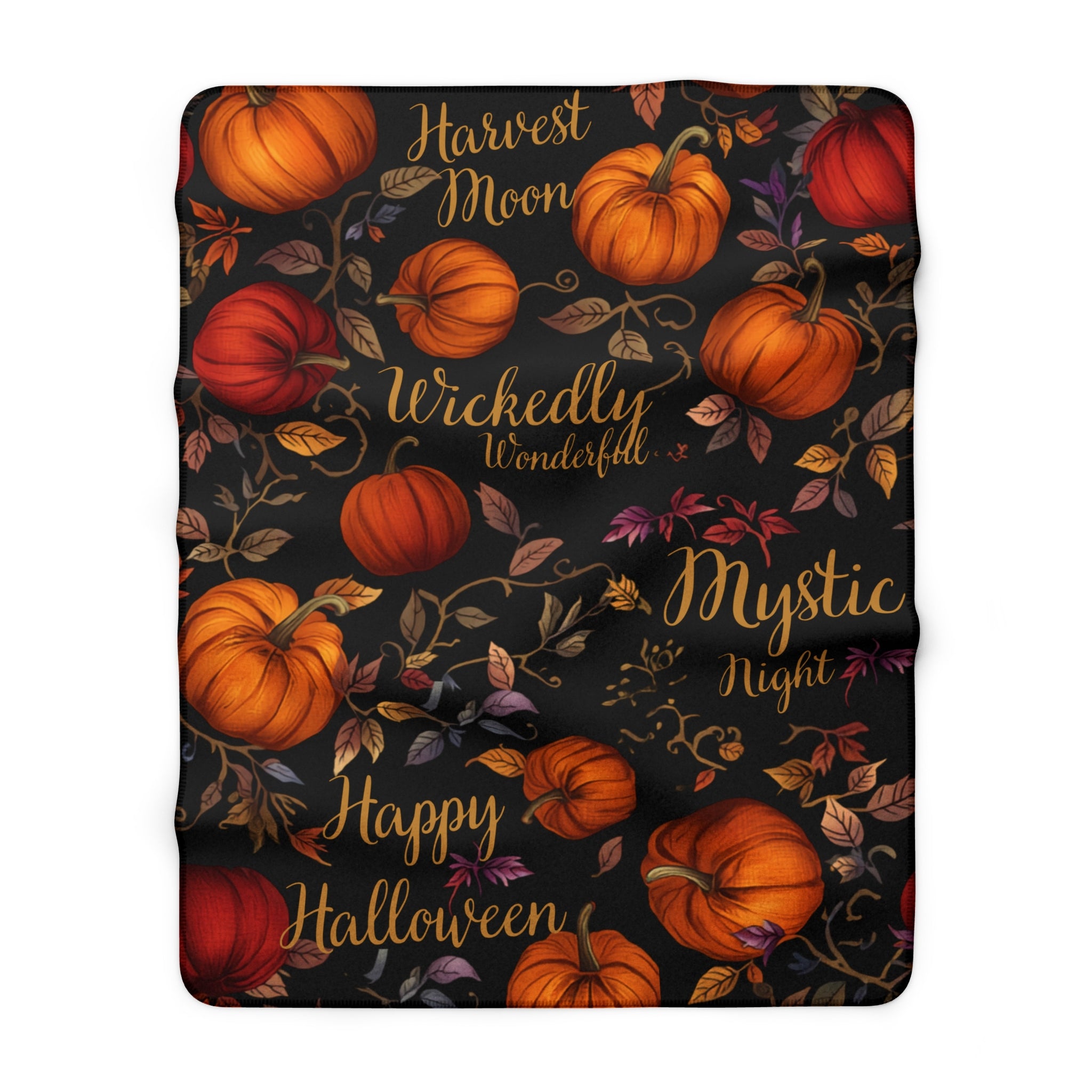 "Wickedly Wonderful" Sherpa Blanket