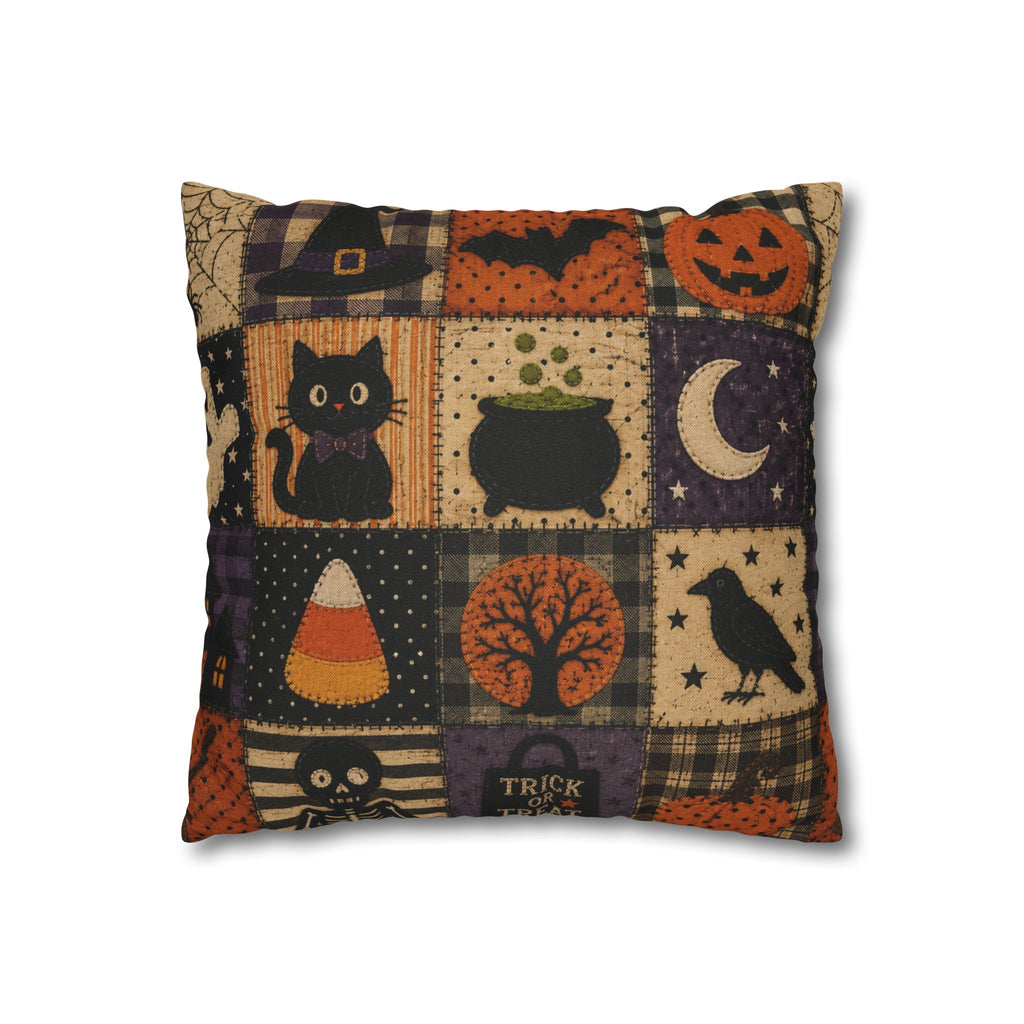 Halloween Patchwork Decorative Pillowcase