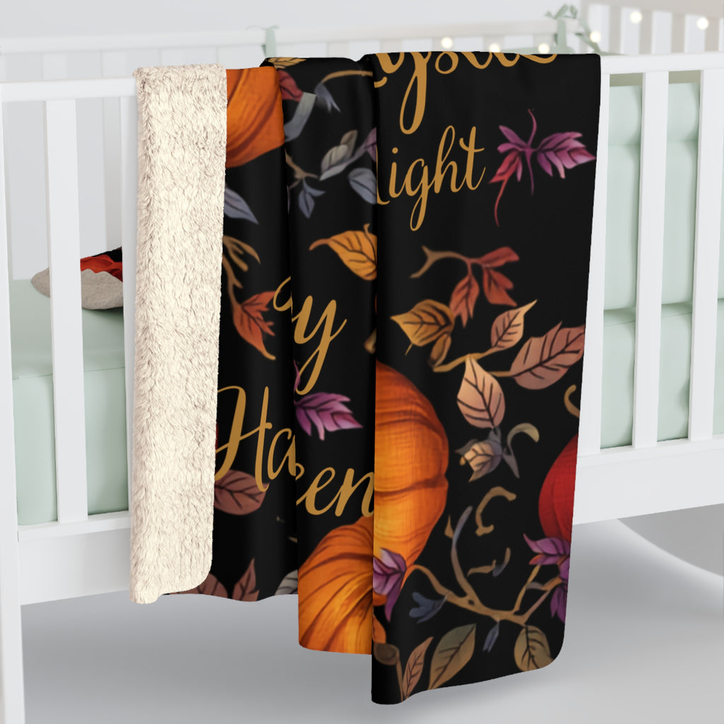 "Wickedly Wonderful" Sherpa Blanket