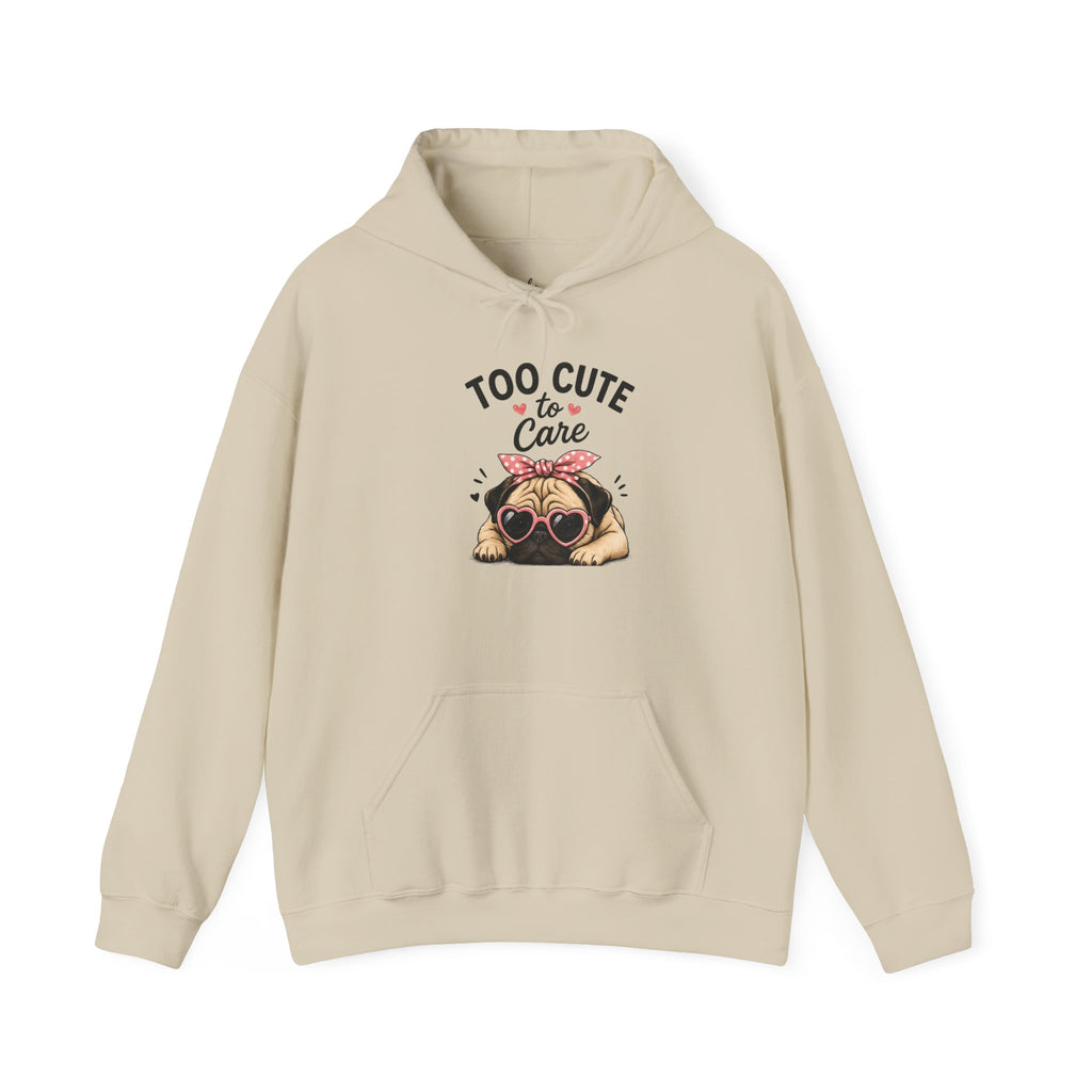 Doe and Kin | Pug 'Too Cute' Hoodie