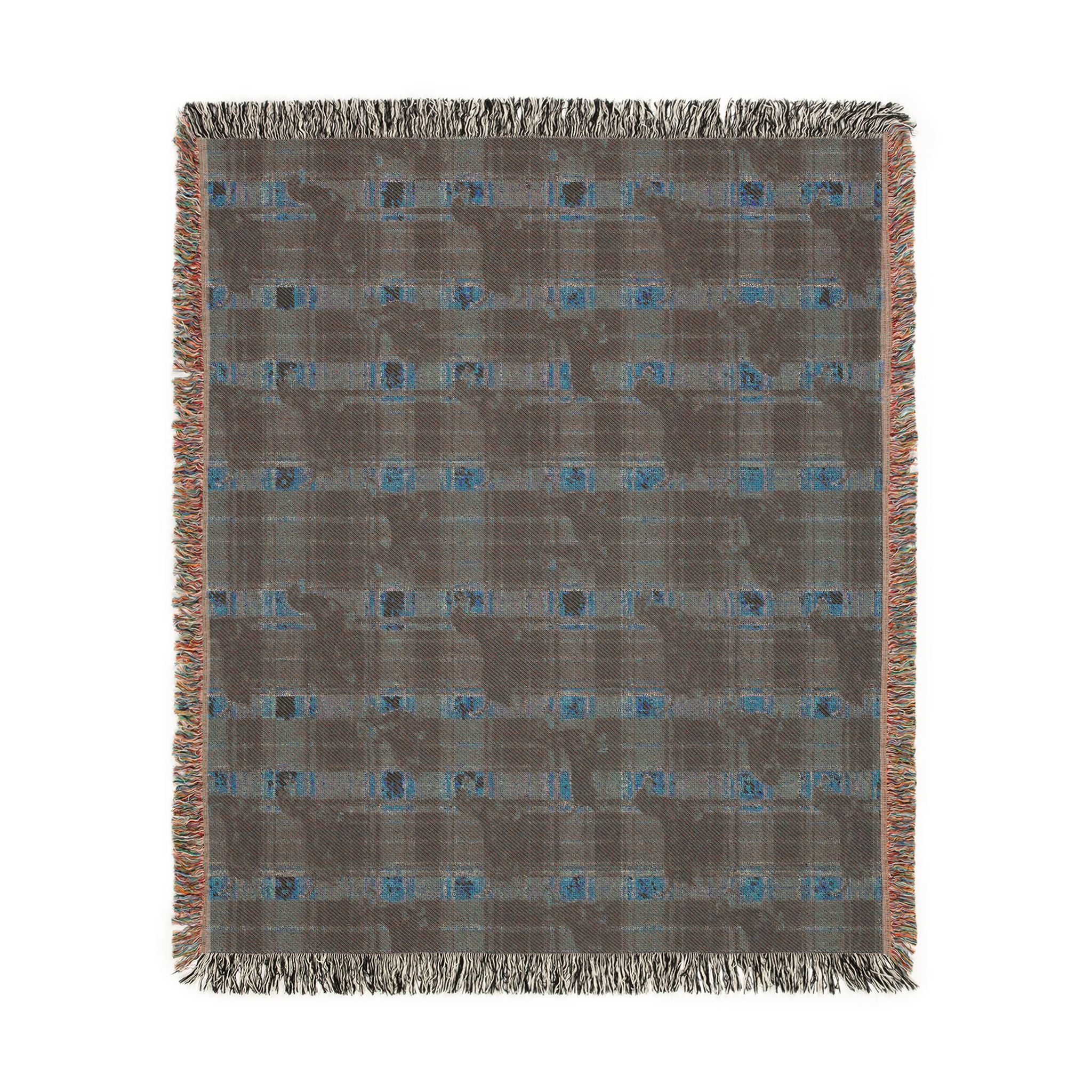 Dashaund Plaid Woven Blanket