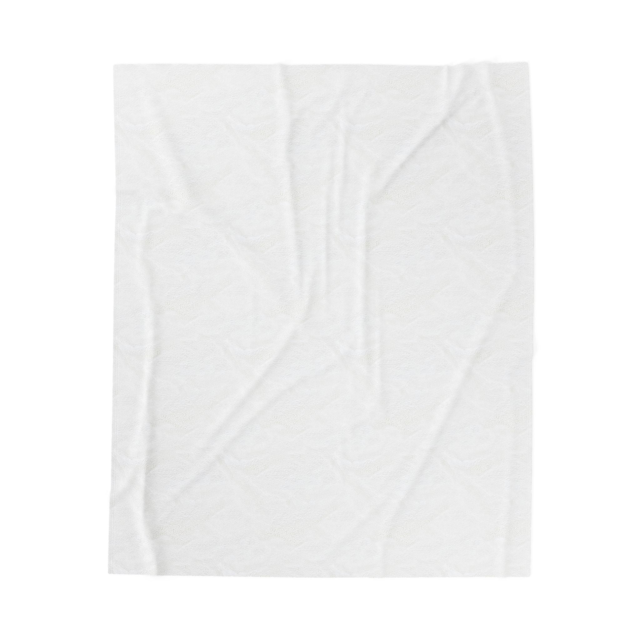 Celestial Floral Moon Velveteen Plush Blanket