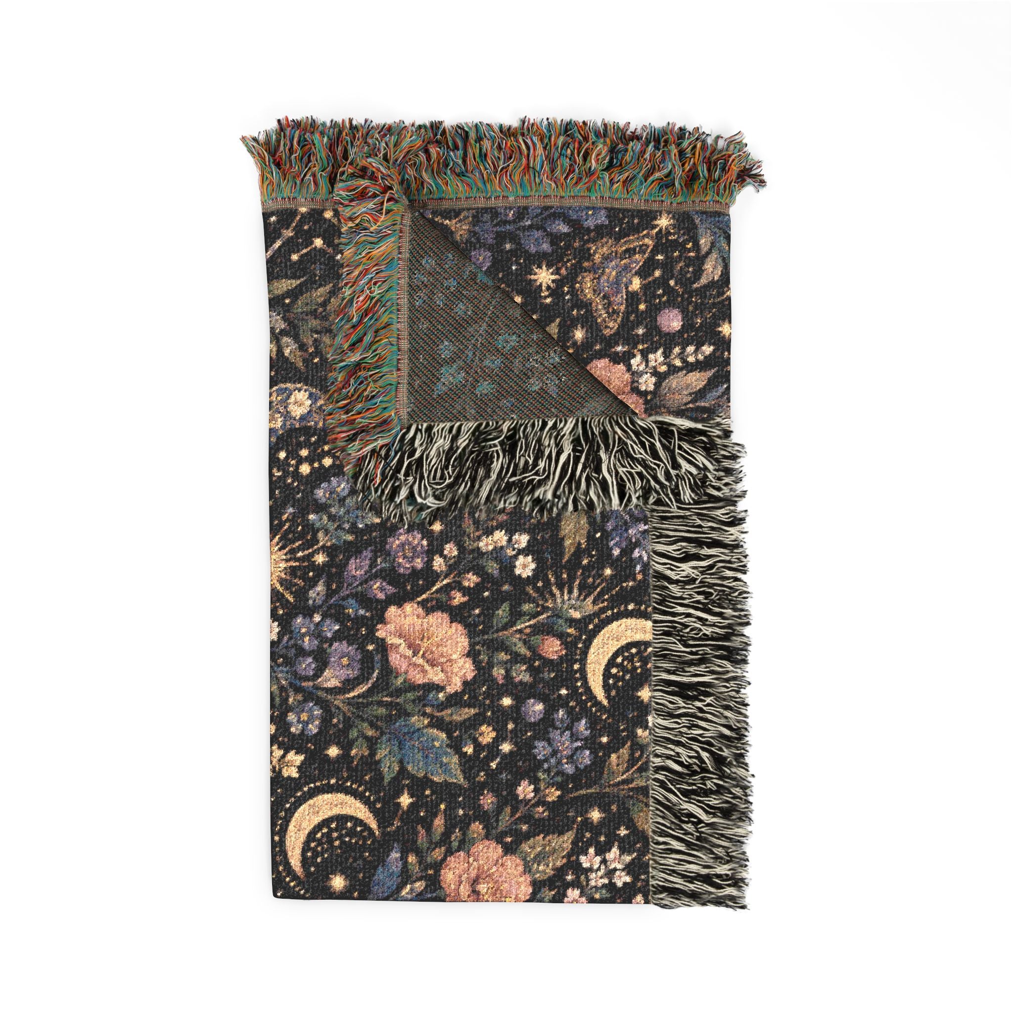 Celestial Floral Woven Throw
