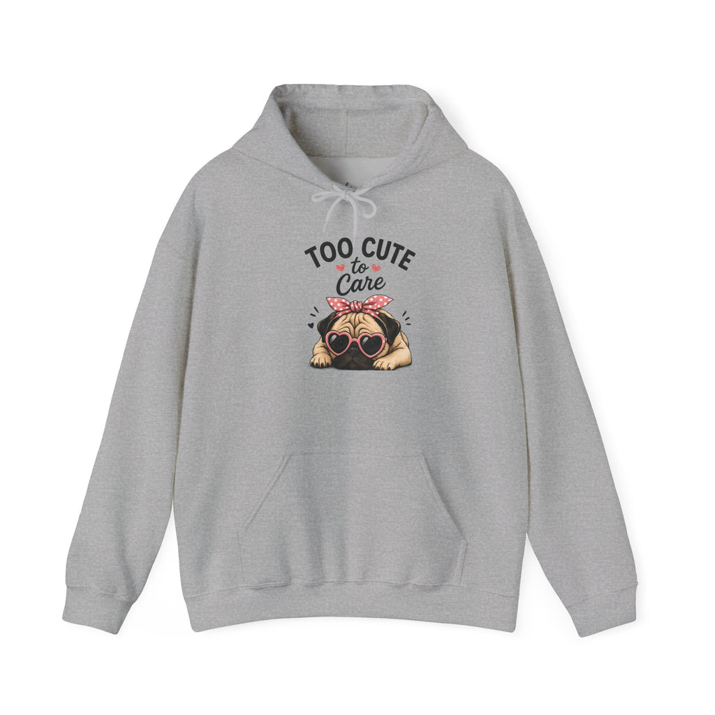 Doe and Kin | Pug 'Too Cute' Hoodie
