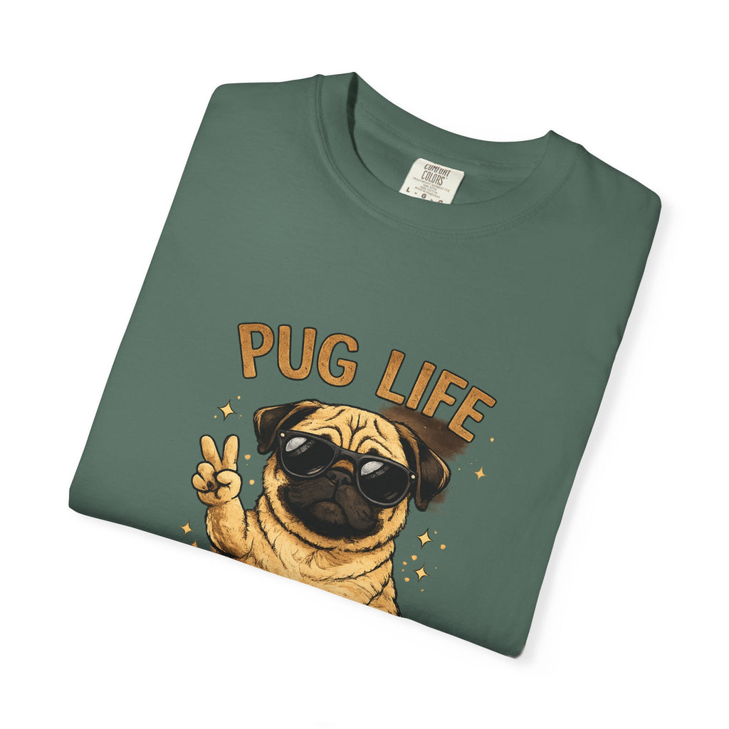Pug T-Shirt — "Choose Happy" Cute Pug Graphic Tee
