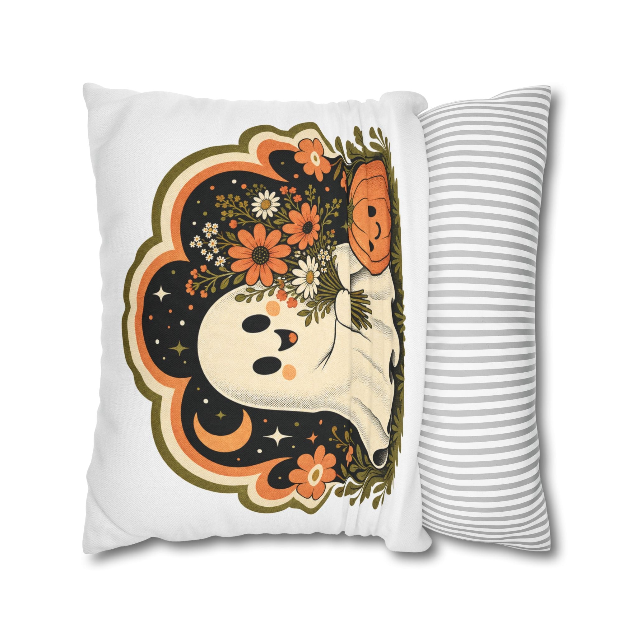 Spun Polyester Square Pillowcase
