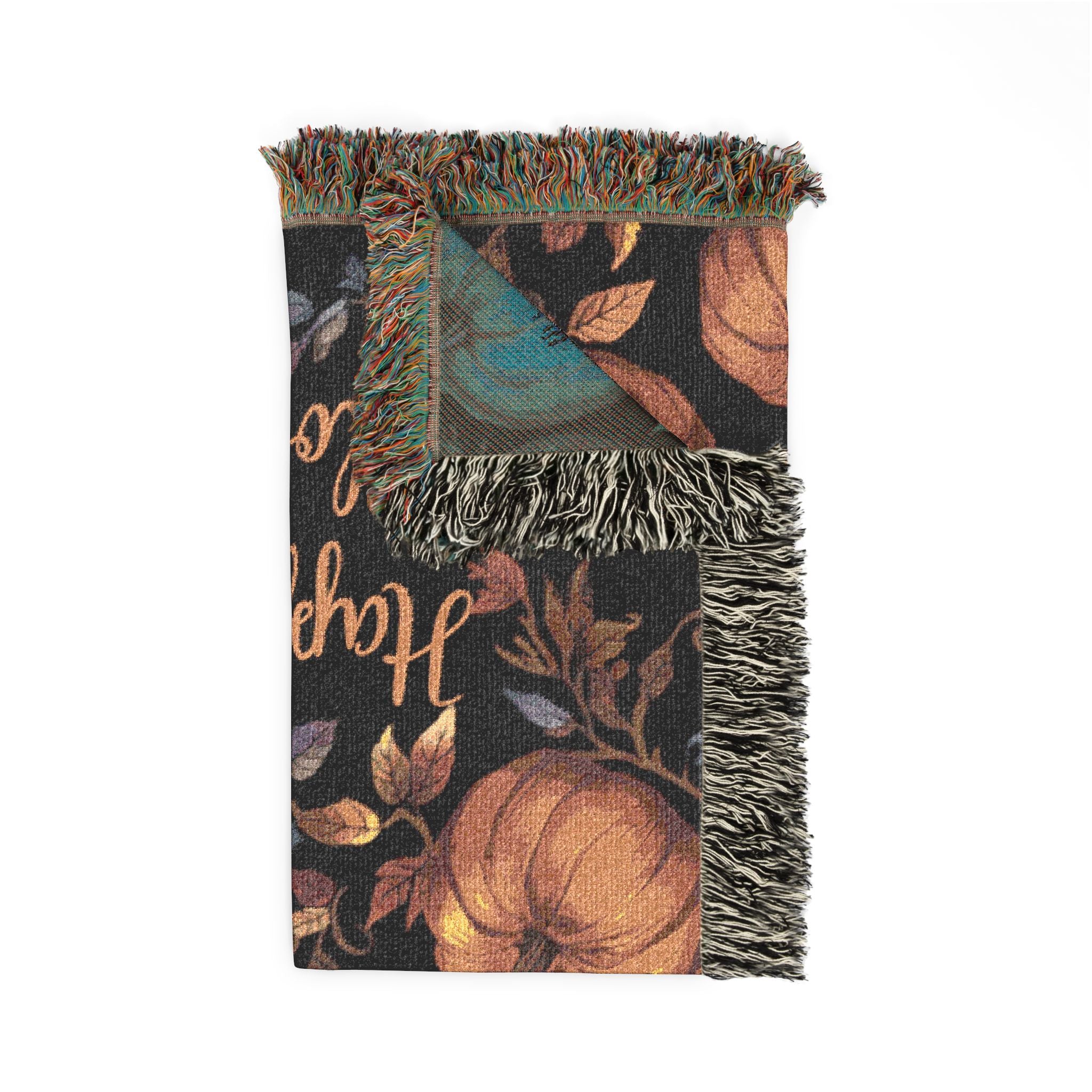 Pumpkin Patch Woven Blanket