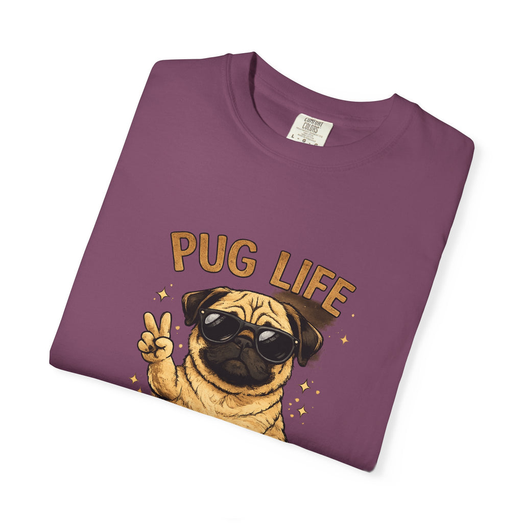 Pug T-Shirt — "Choose Happy" Cute Pug Graphic Tee