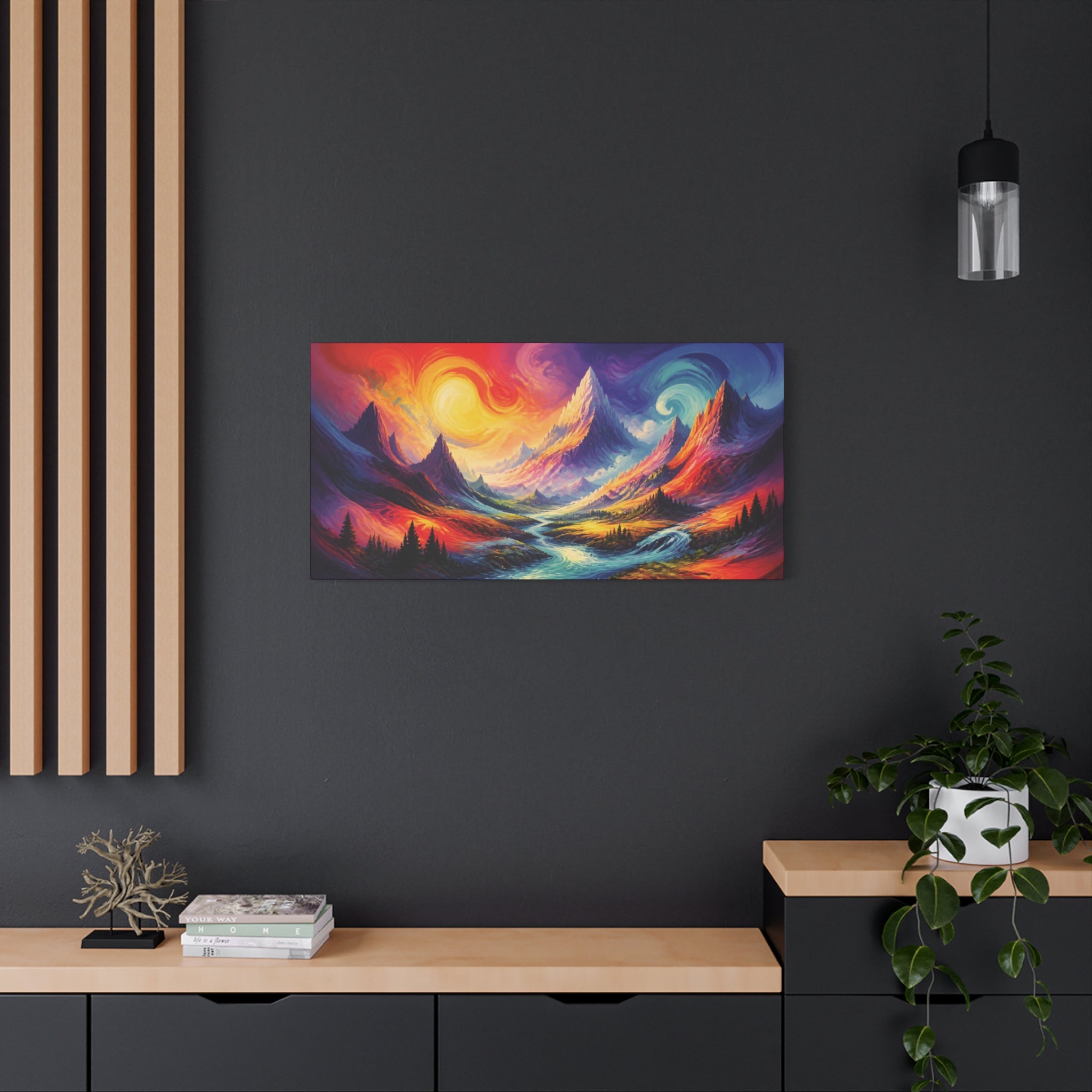Vibrant Landscape Wall Art | Office | Living room | Bathroom