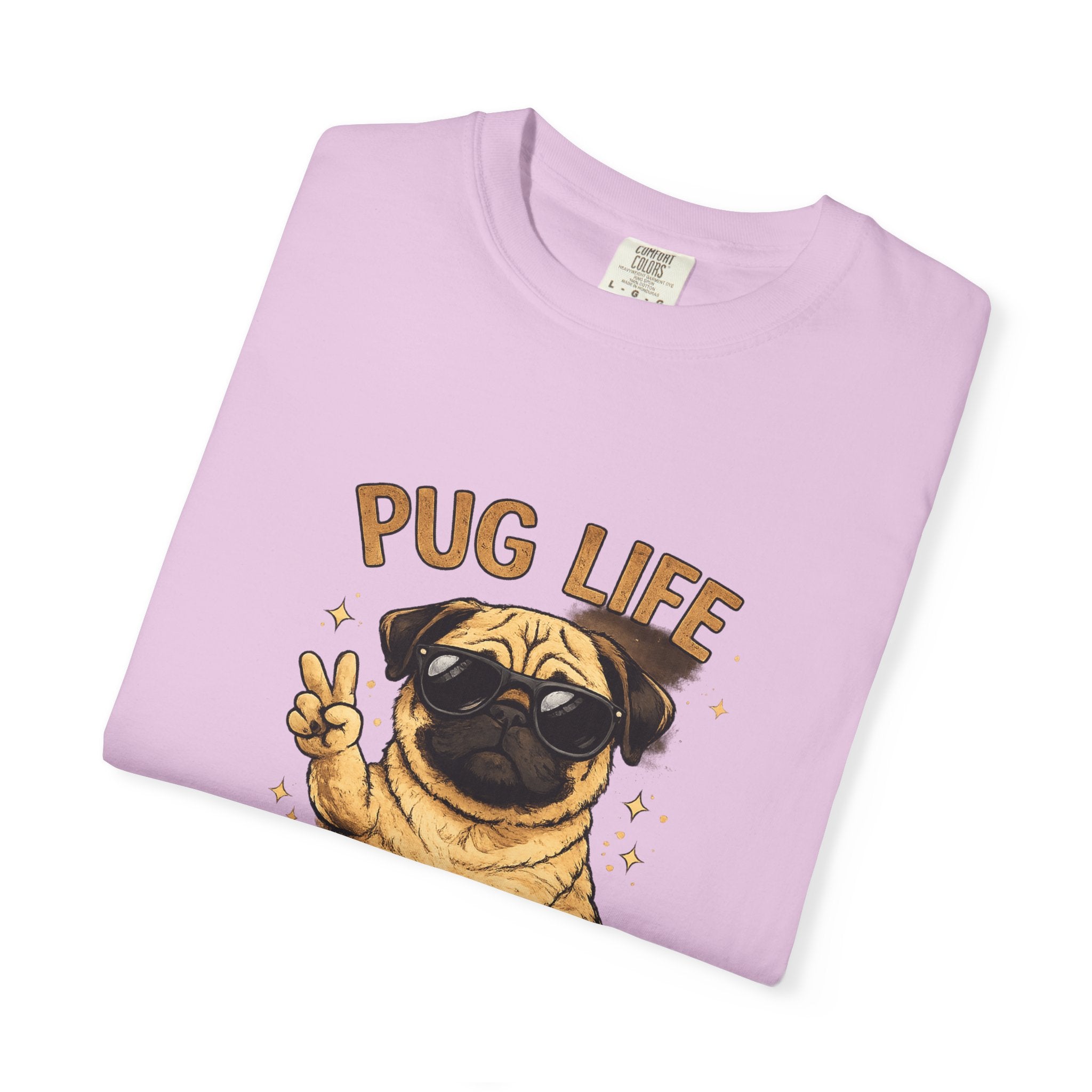 Pug T-Shirt — "Choose Happy" Cute Pug Graphic Tee