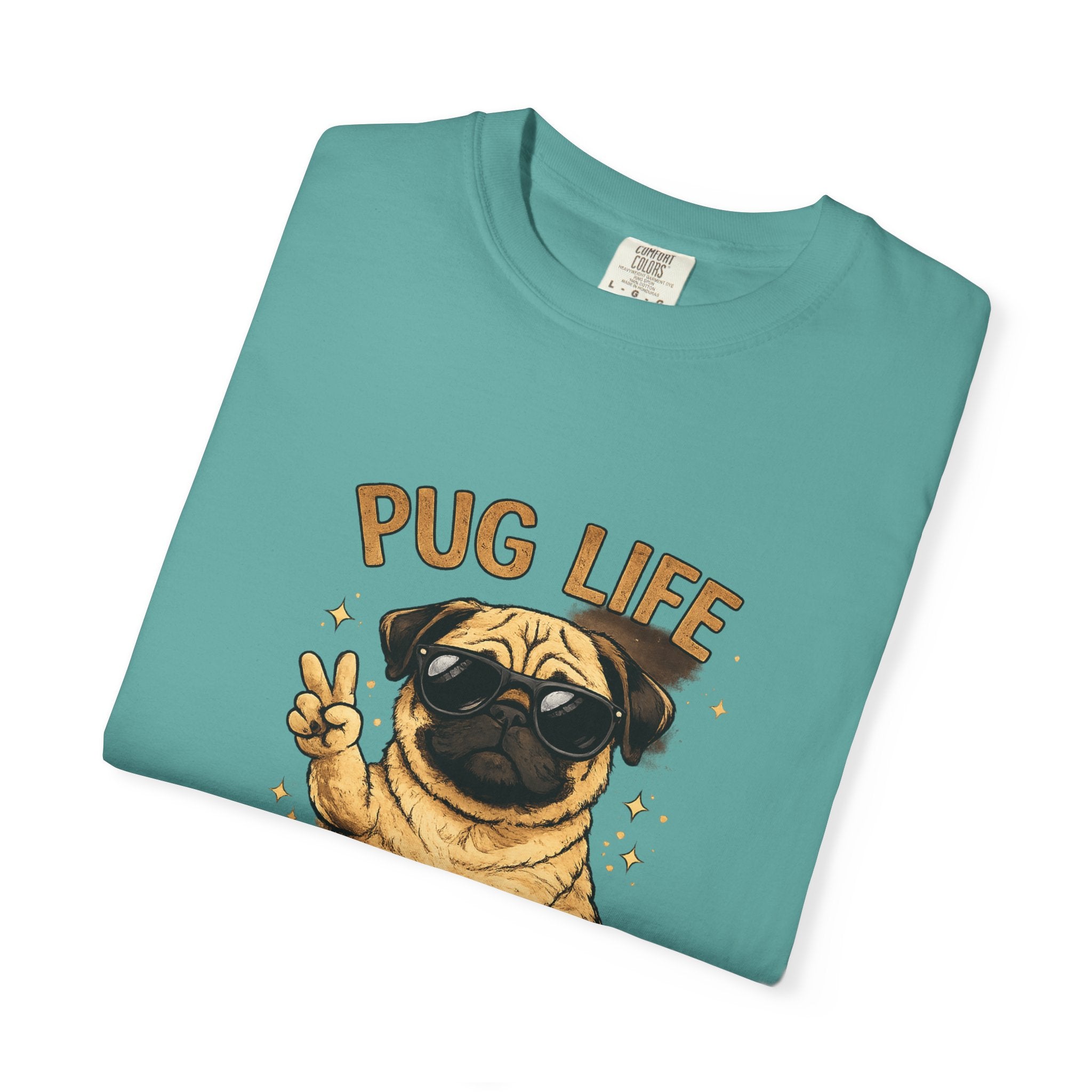 Pug T-Shirt — "Choose Happy" Cute Pug Graphic Tee