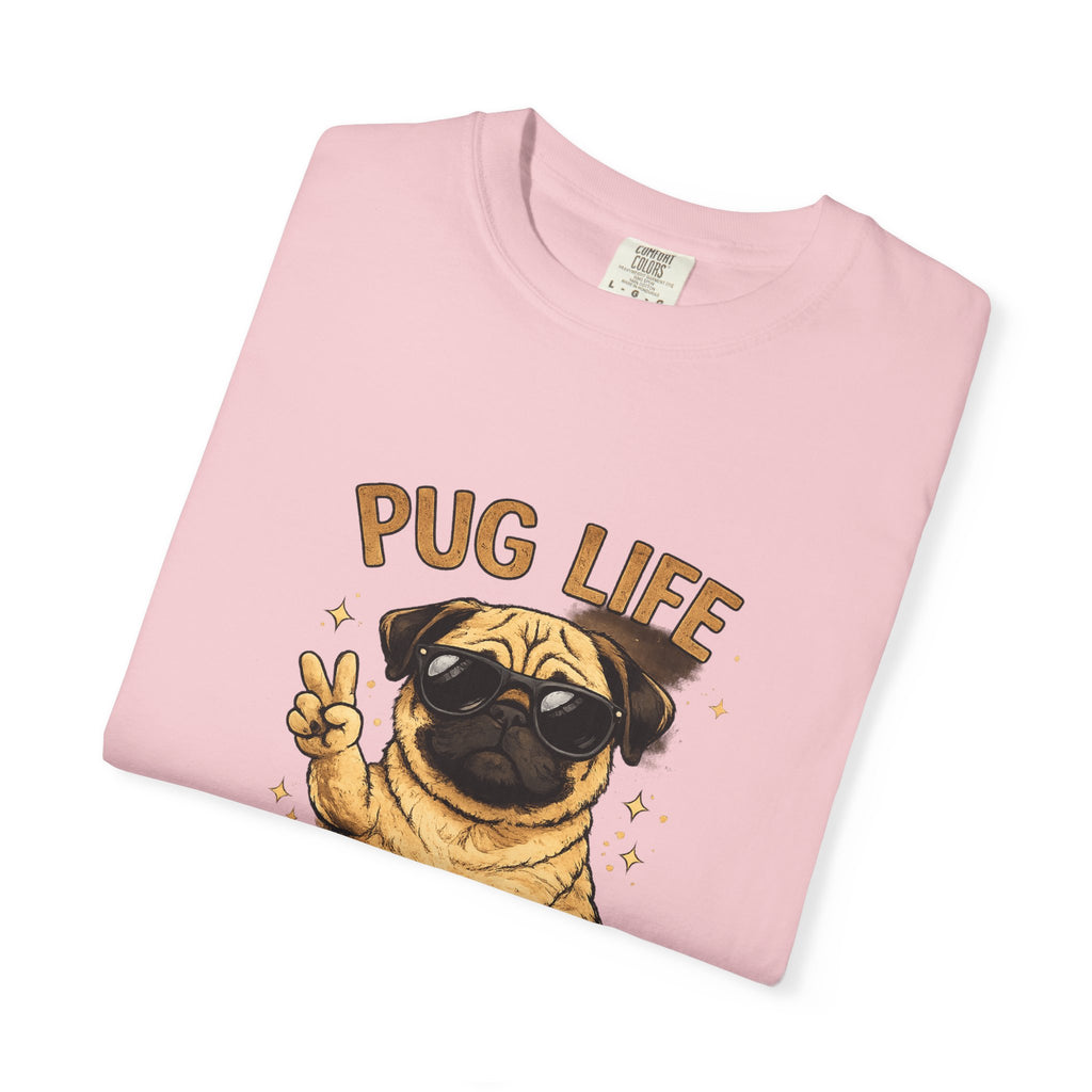 Pug T-Shirt — "Choose Happy" Cute Pug Graphic Tee
