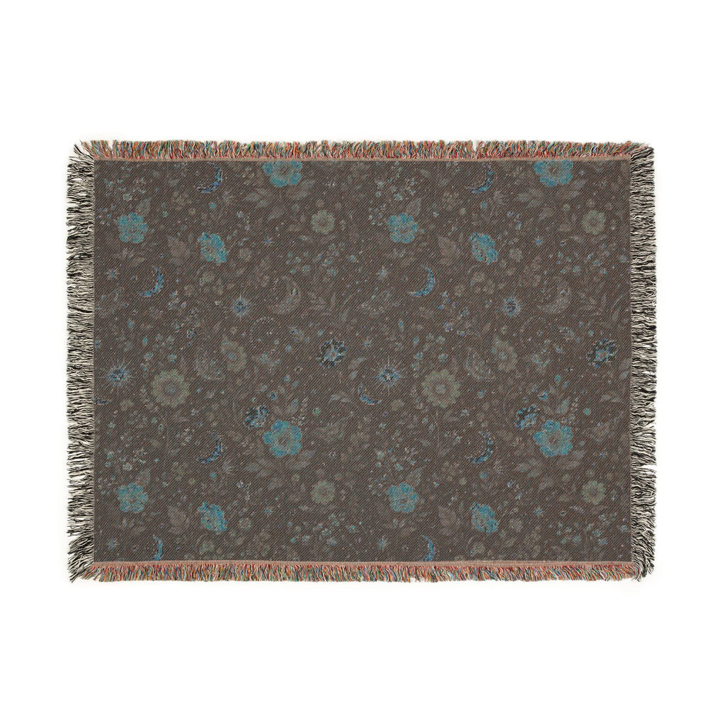 Celestial Floral Woven Throw