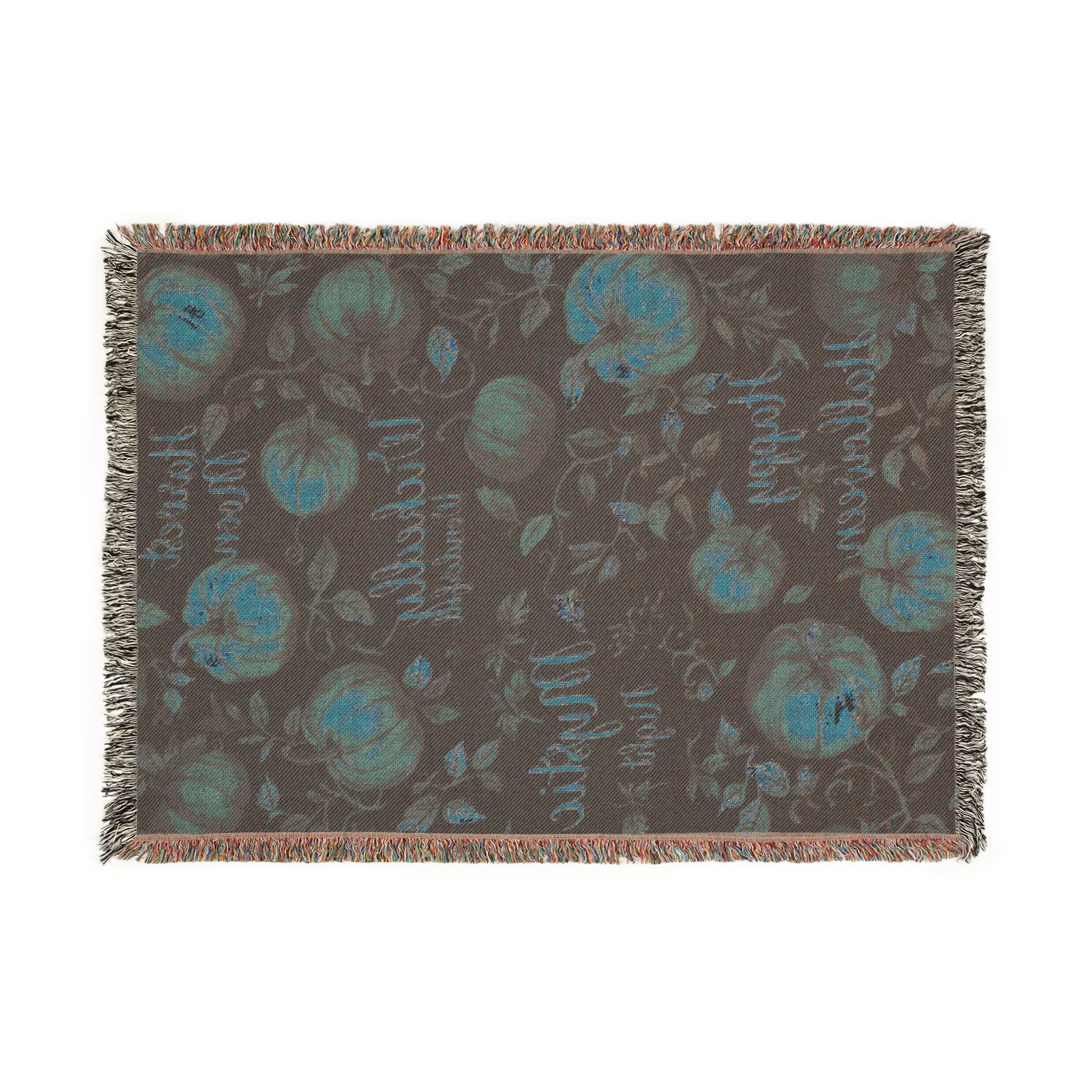 Pumpkin Patch Woven Blanket