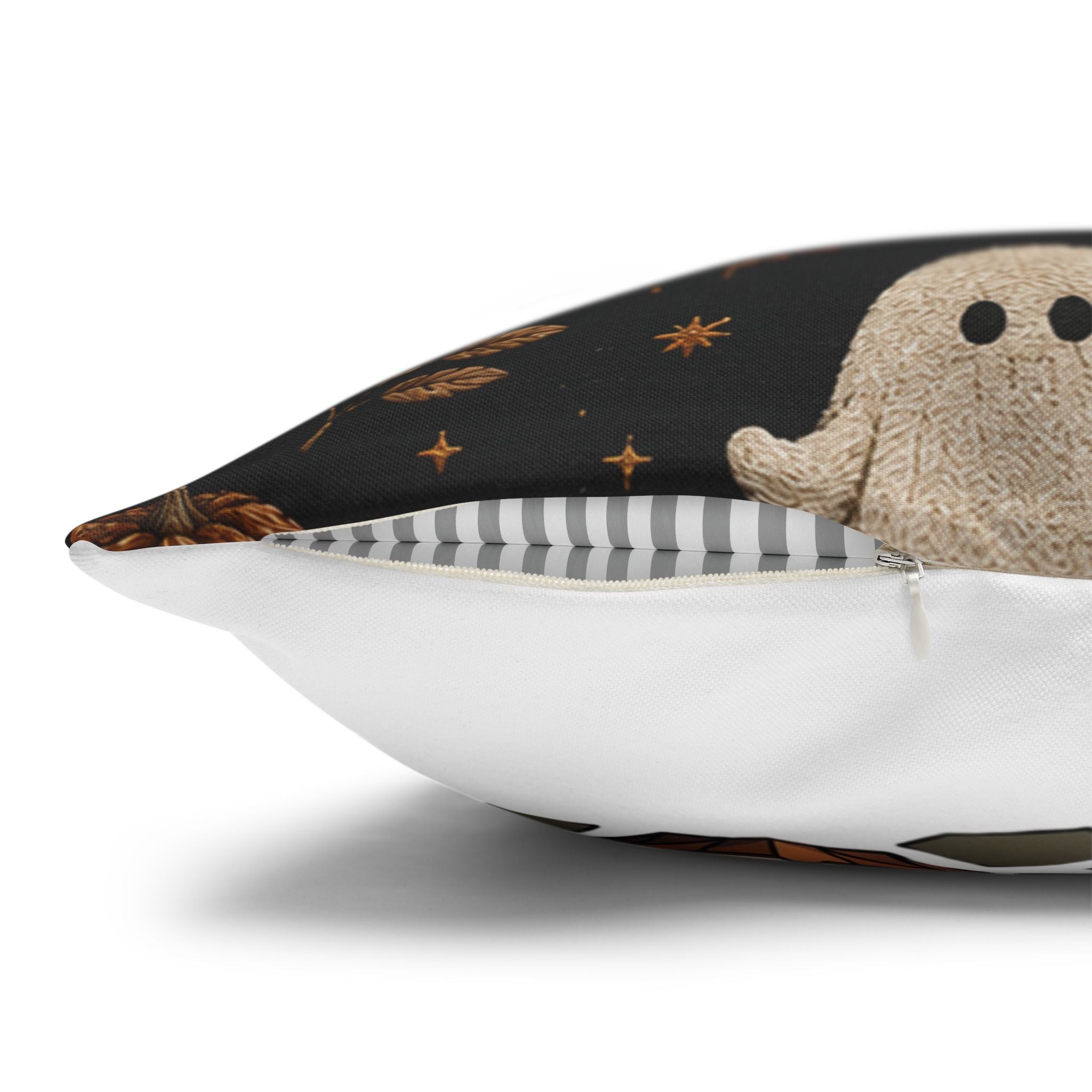 Cute Ghosts and Autumn Leaves Pillowcase