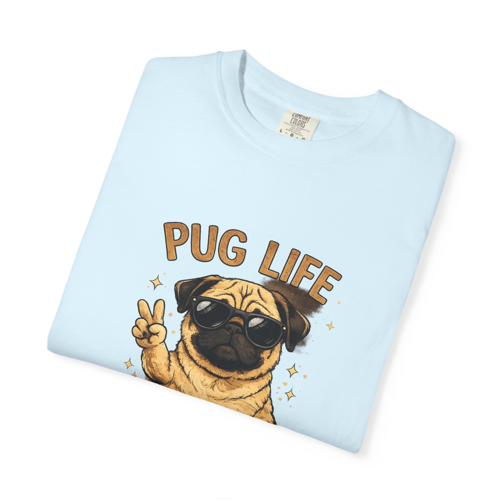 Pug T-Shirt — "Choose Happy" Cute Pug Graphic Tee