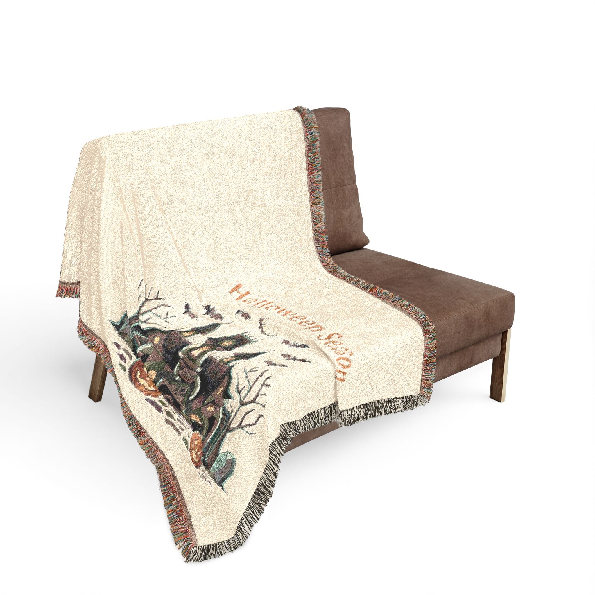 Haunted Mansion Halloween Season Woven Throw