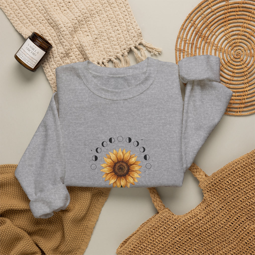 Sunflower Birth Flower Crewneck | Birth Month Botanical Sweatshirt