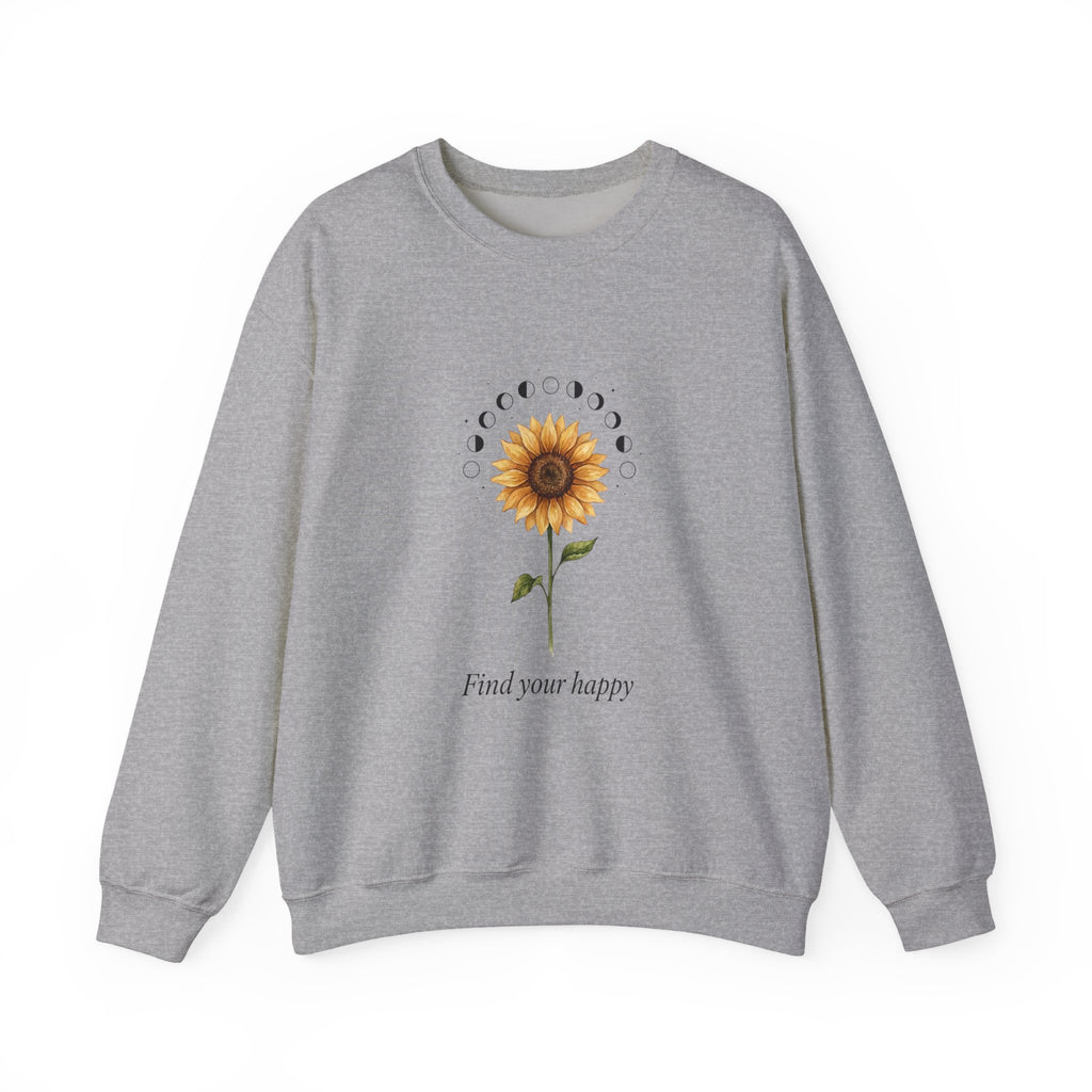 Sunflower Birth Flower Crewneck | Birth Month Botanical Sweatshirt