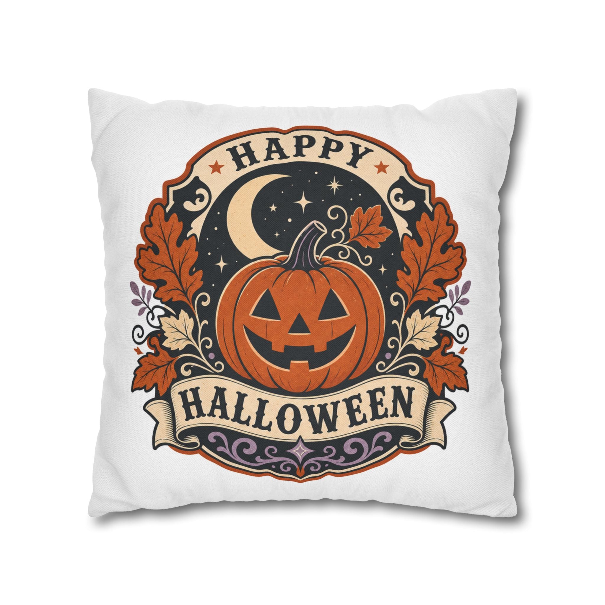 Spun Polyester Square Pillowcase