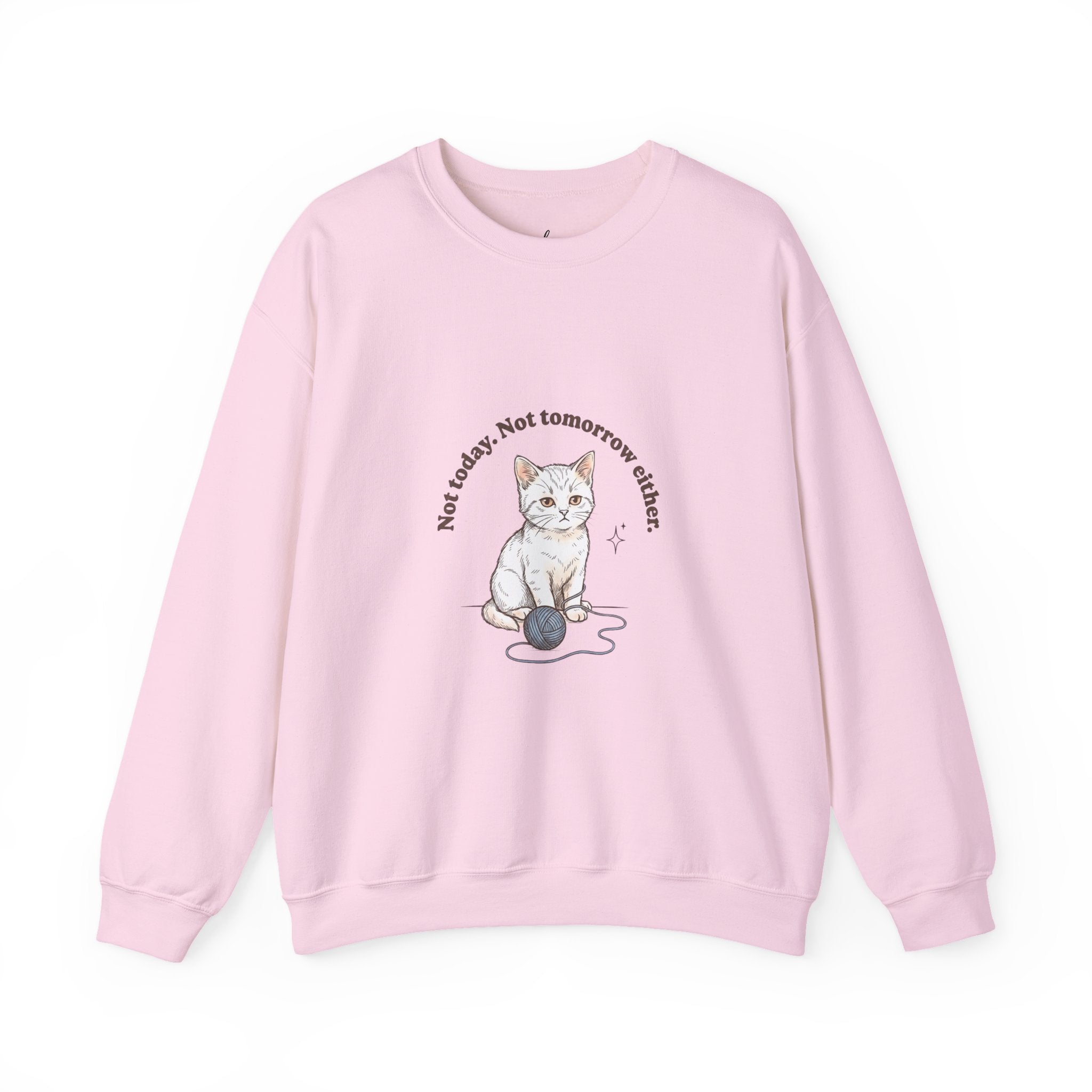 Rage Consumes Me Kitten Sweatshirt | Vintage Minimalist Cat, Ironic Emotion