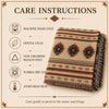 Southwestern Woven Throw Blanket, Boho Geometric Cotton Blanket, Western Home Decor, Fringed Couch Throw, 50x60 or 60x85