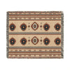 Southwestern Woven Throw Blanket, Boho Geometric Cotton Blanket, Western Home Decor, Fringed Couch Throw, 50x60 or 60x85