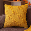 Embroidered Autumn Throw Pillow