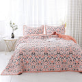 Kasentex Reversible Lightweight Cotton Floral Bedding Set Twin/Queen/King - Comfortable Home Bedding
