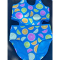 DSG Bright Blue Citrus Slice Two-Piece Swim Set