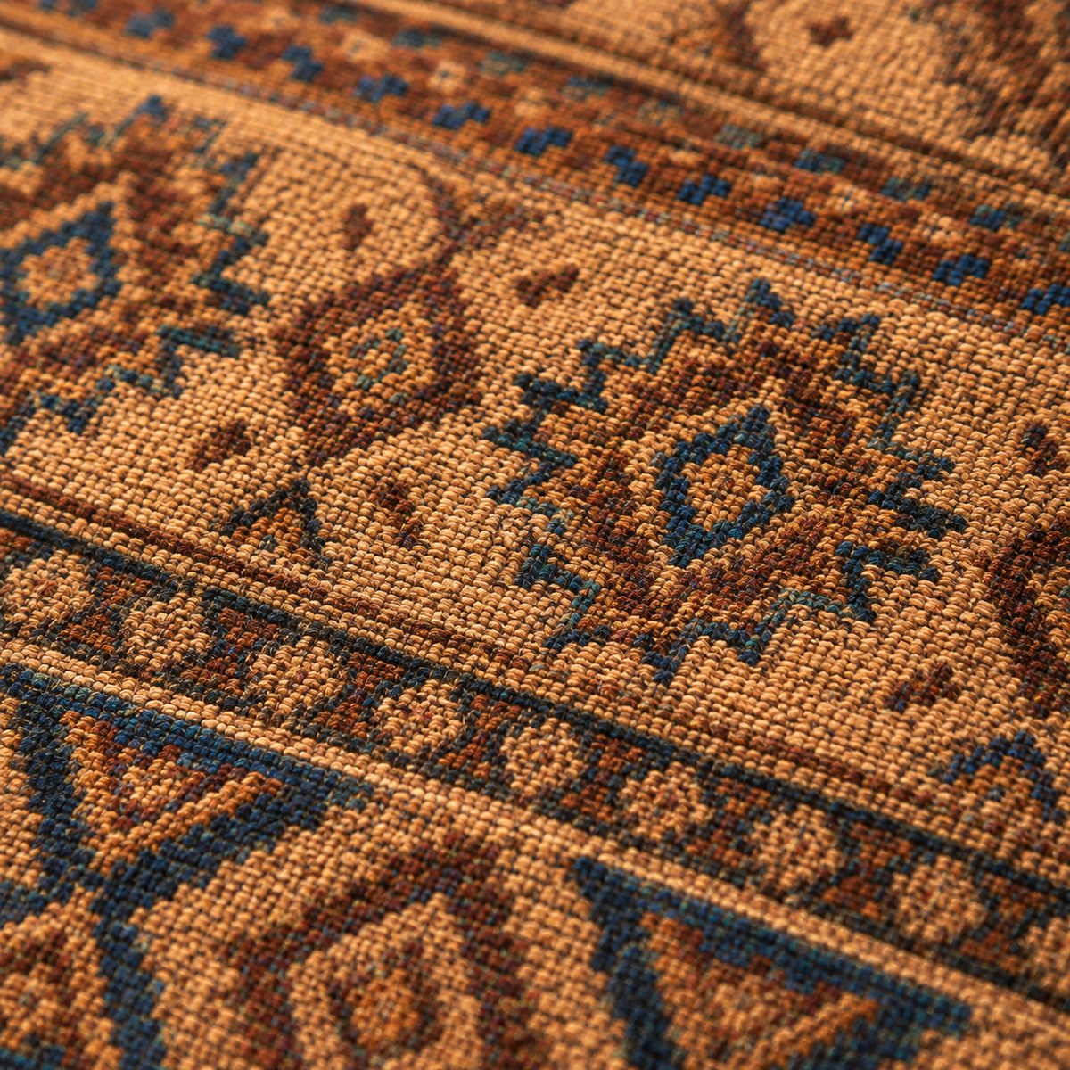 Boho Woven Throw Blanket, Southwestern Geometric Blanket, Rustic Couch Throw, Terracotta Tribal Home Decor