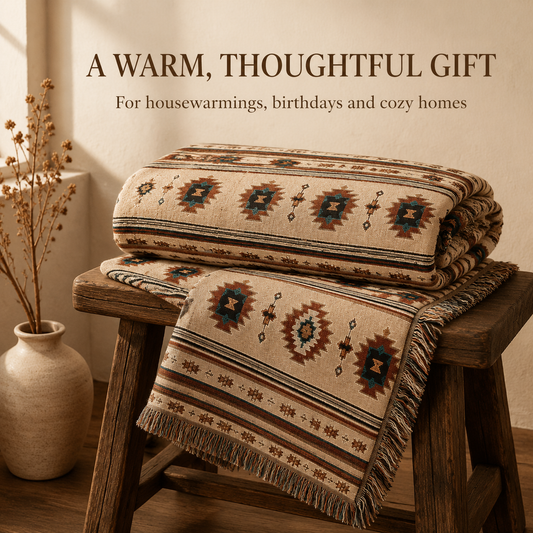 Southwestern Woven Throw Blanket