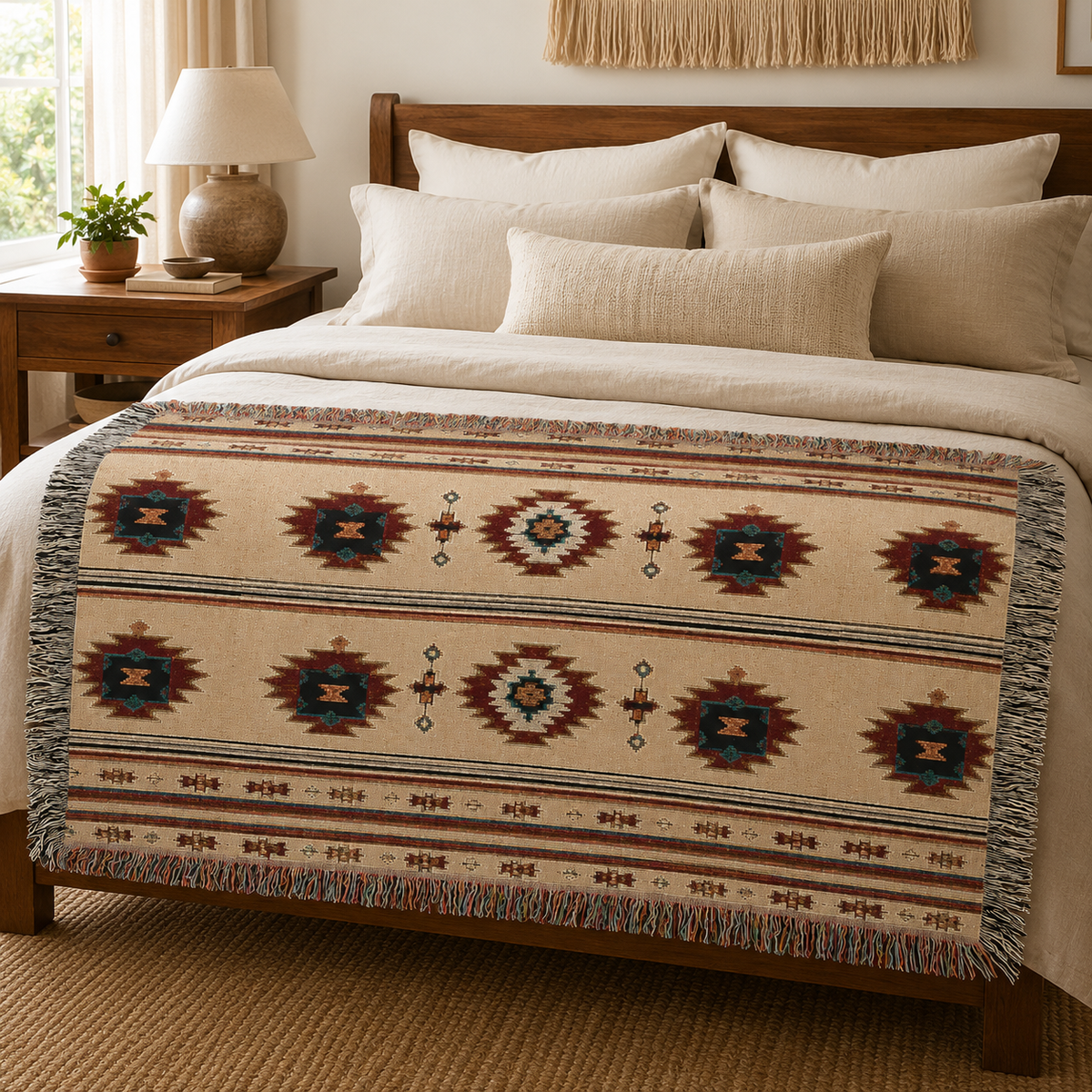 Southwestern Woven Throw Blanket