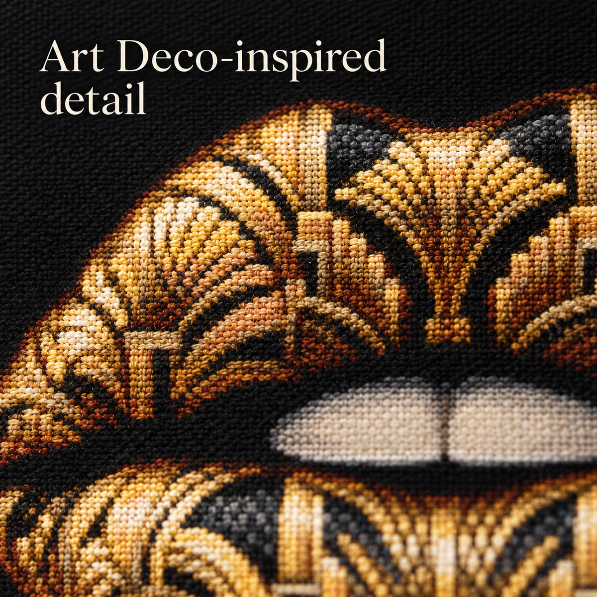 Art Deco Lips Woven Blanket