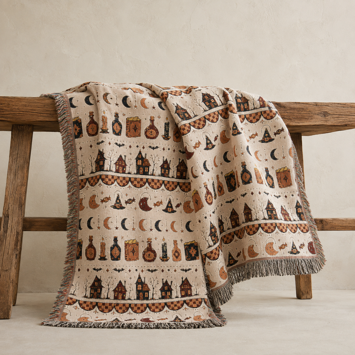 Apothecary Woven Throw Blanket