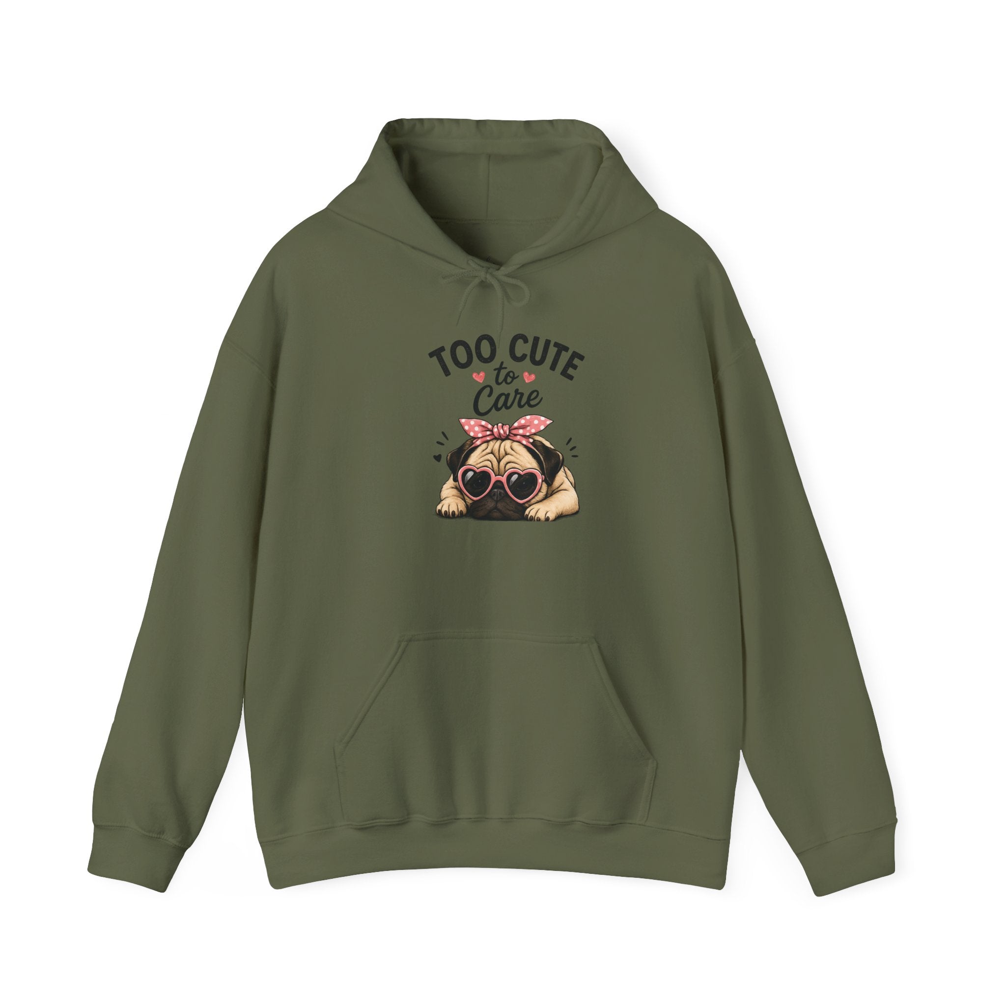 Doe and Kin | Pug 'Too Cute' Hoodie
