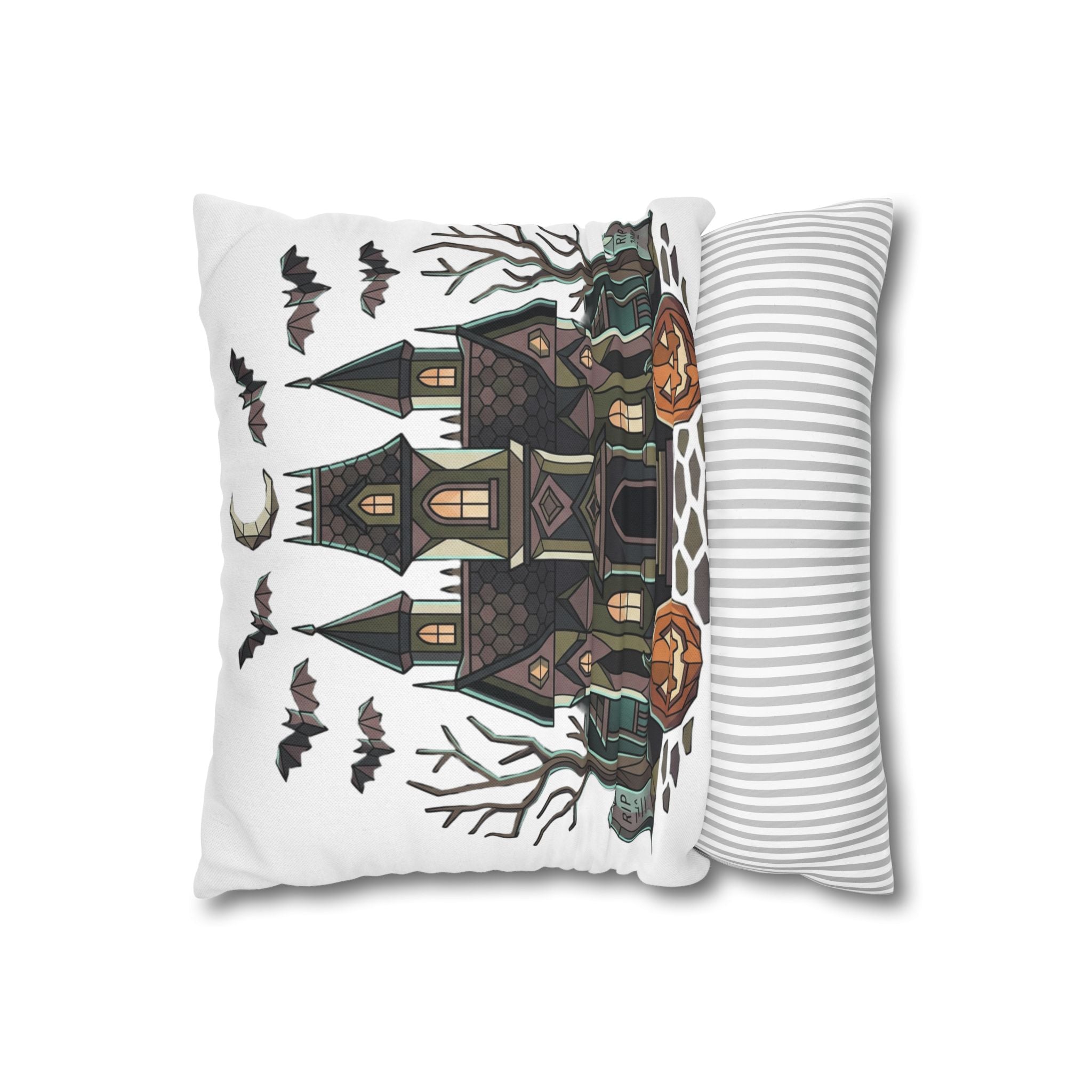 Cute Ghosts and Autumn Leaves Pillowcase