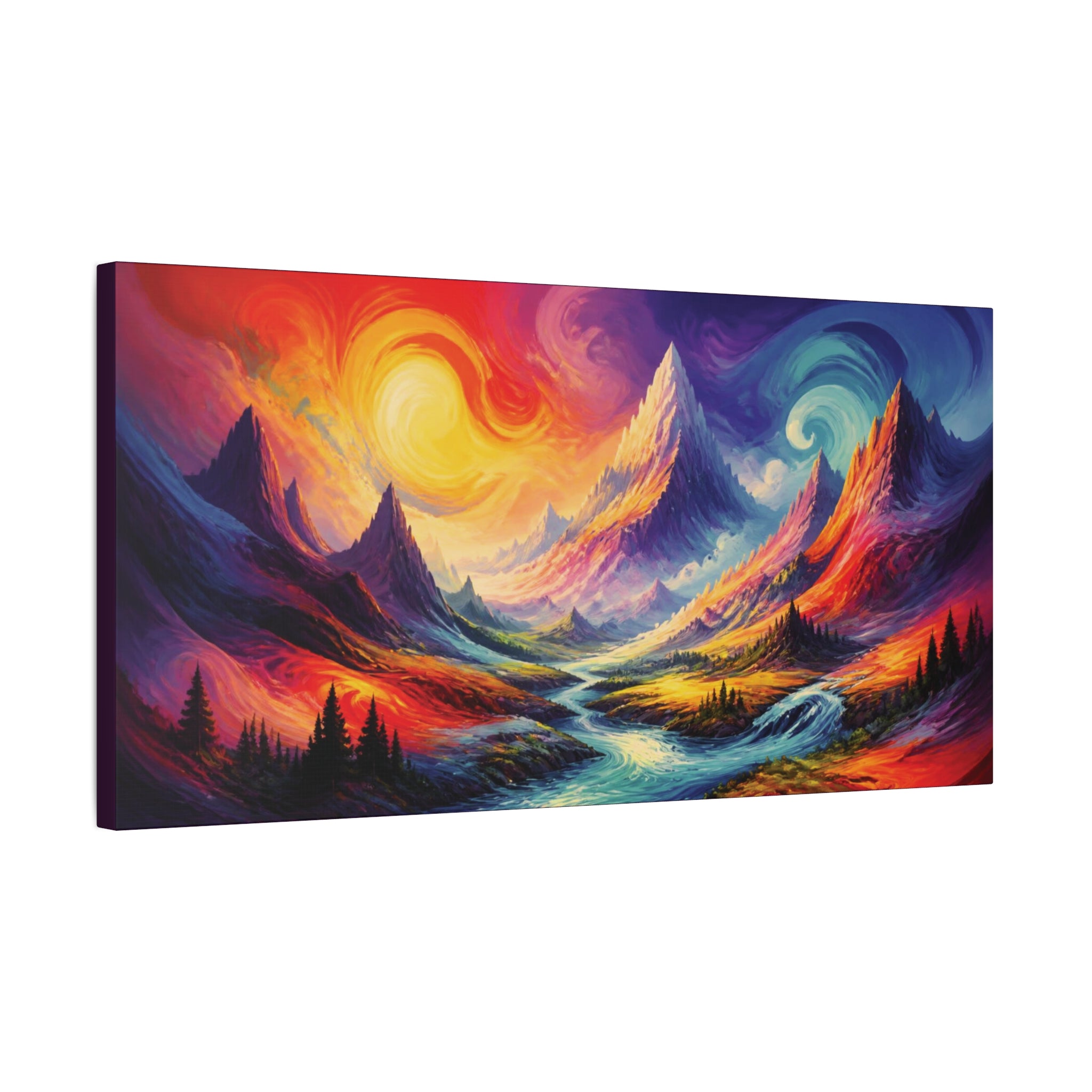 Vibrant Landscape Wall Art | Office | Living room | Bathroom