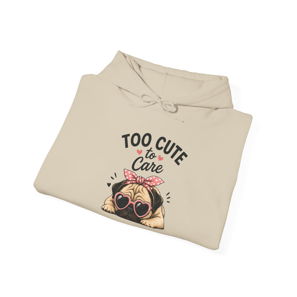 Doe and Kin | Pug 'Too Cute' Hoodie