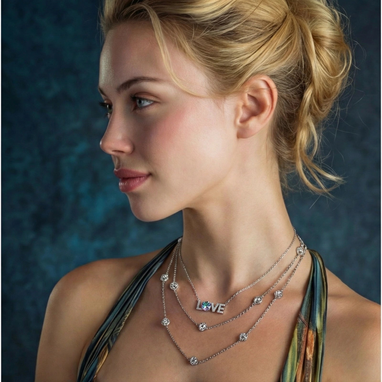 LOVE Moissanite Necklace | Doe and Kin